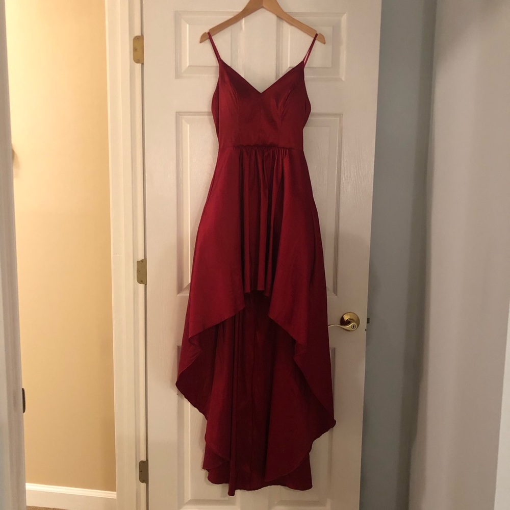 BDarlin Red High-low Event Dress Size Juniors 5/6